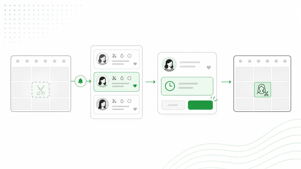 Sistem Waitlist Salon untuk Mengisi Slot yang Dibatalkan
