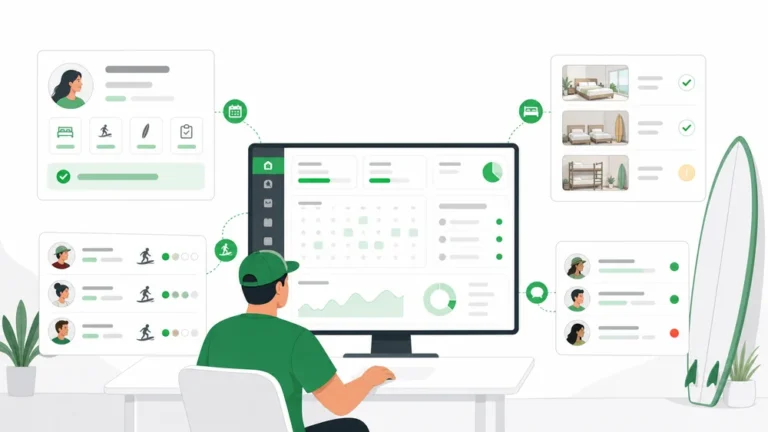 Surf Camp Management Software untuk Booking dan Operasional Tamu