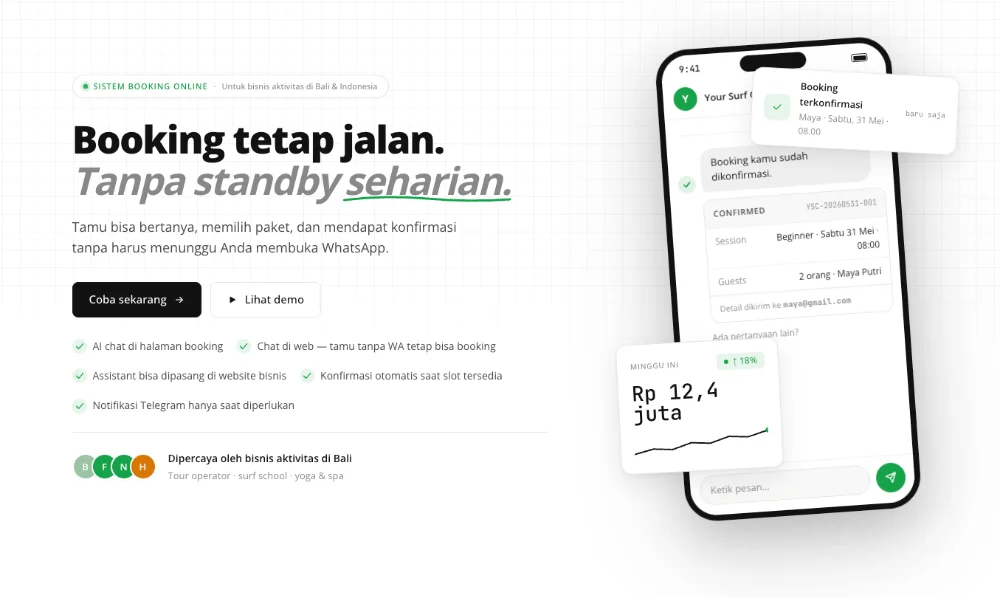 Arion Adalah — Sistem Booking Online untuk Berbagai Jenis Usaha