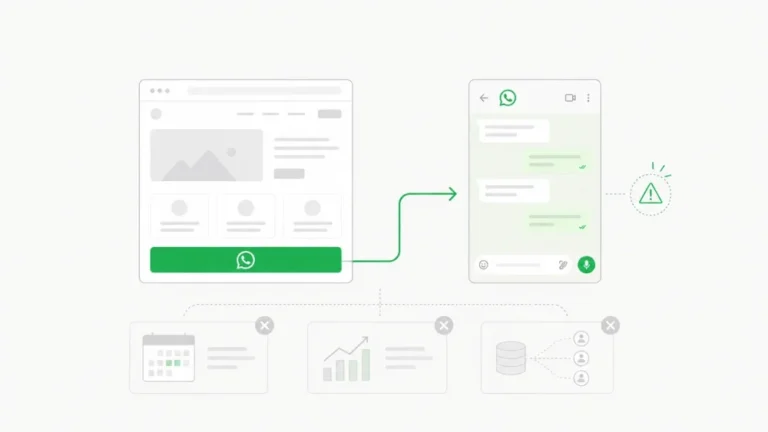 Why a Business Website Should Not Only Have a WhatsApp Button