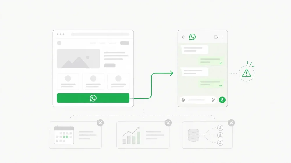 Why a Business Website Should Not Only Have a WhatsApp Button
