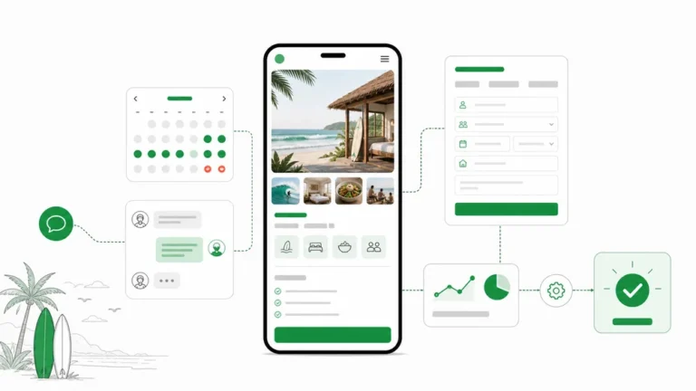 Cara Membuat Website Direct Booking untuk Surf Camp
