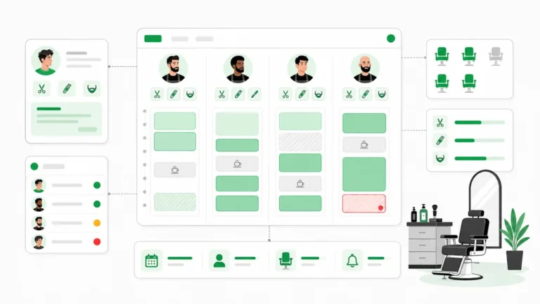 Barber Scheduling Software untuk Barbershop dengan Banyak Barber