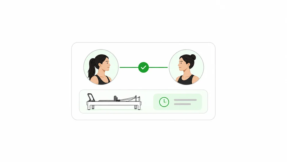 Private Pilates Session Booking Software untuk One-on-One Training