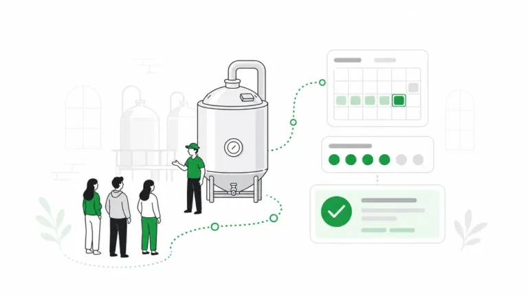 Brewery Tour Reservation System untuk Jadwal dan Kapasitas