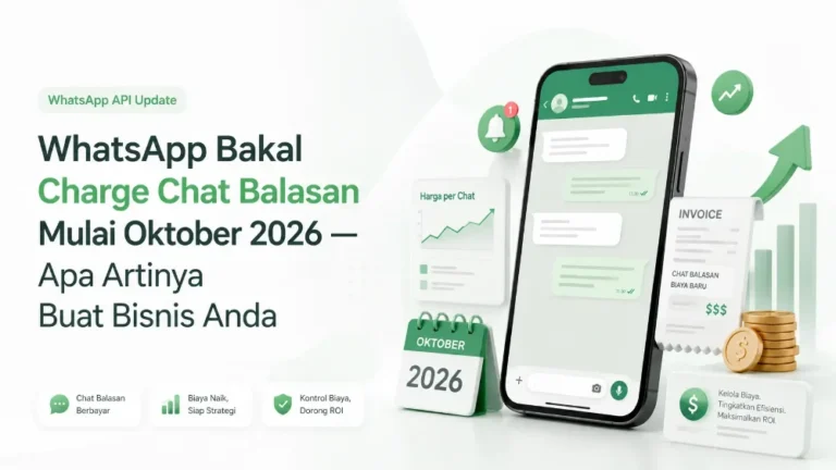 WhatsApp Bakal Charge Chat Balasan Mulai Oktober 2026 — Apa Artinya Buat Bisnis Anda