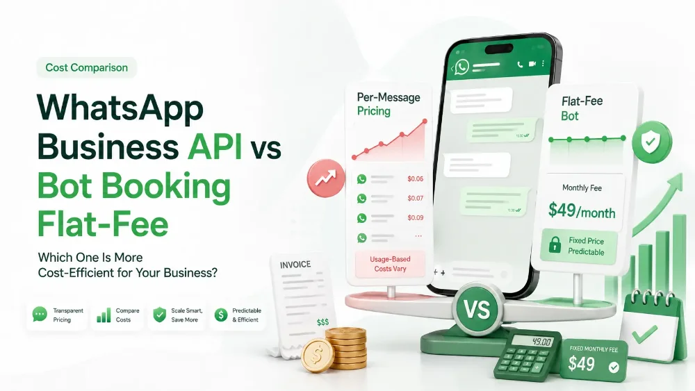 WhatsApp Business API vs Bot Booking Flat-Fee: Mana yang Lebih Hemat Setelah Oktober 2026?